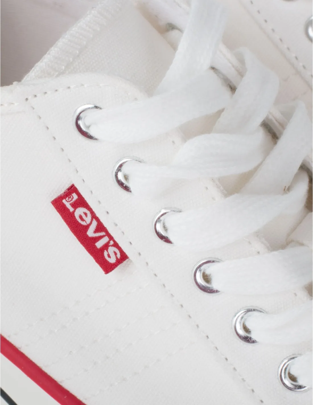 LEVIS Zapatillas Puntera Goma Blancas Hombre