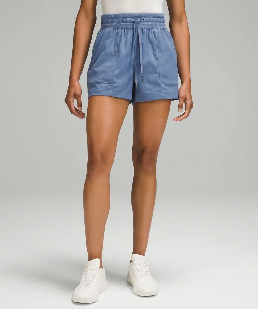 LULULEMON PANTALONES CORTOS DE TALLE ALTO DANCE STUDIO  9 CM  AZULES | OS10Z9MG