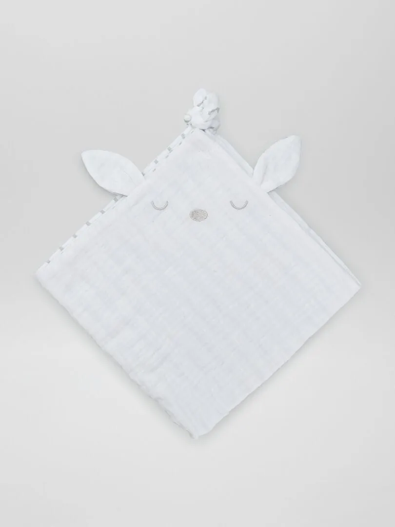 MANTILLA DE GASA DE ALGODóN  GRIS