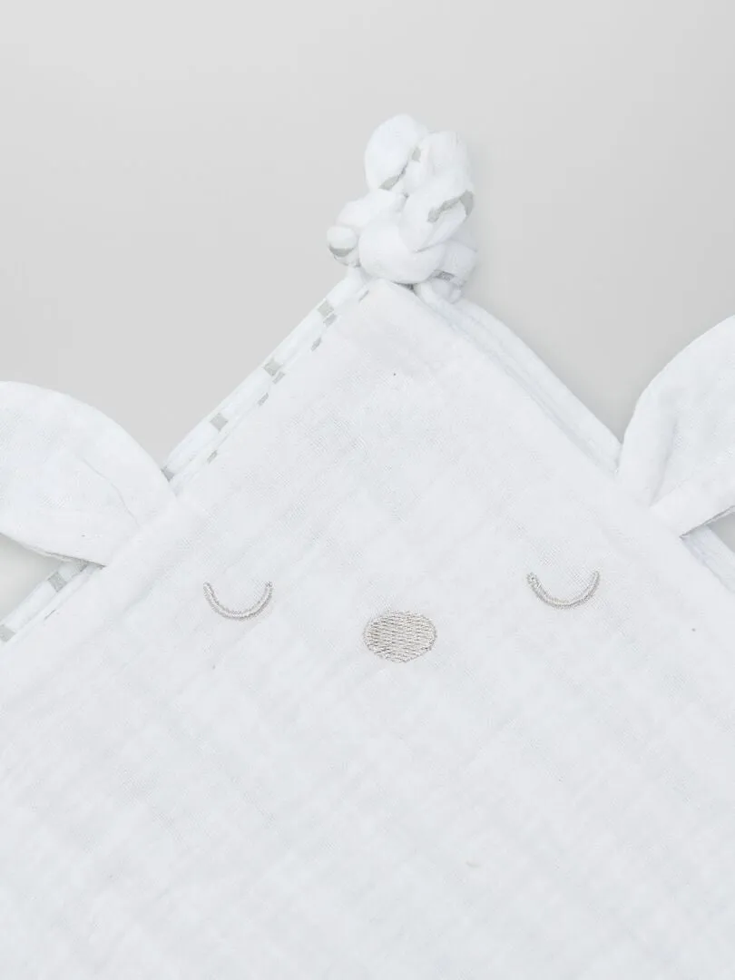 MANTILLA DE GASA DE ALGODóN  GRIS