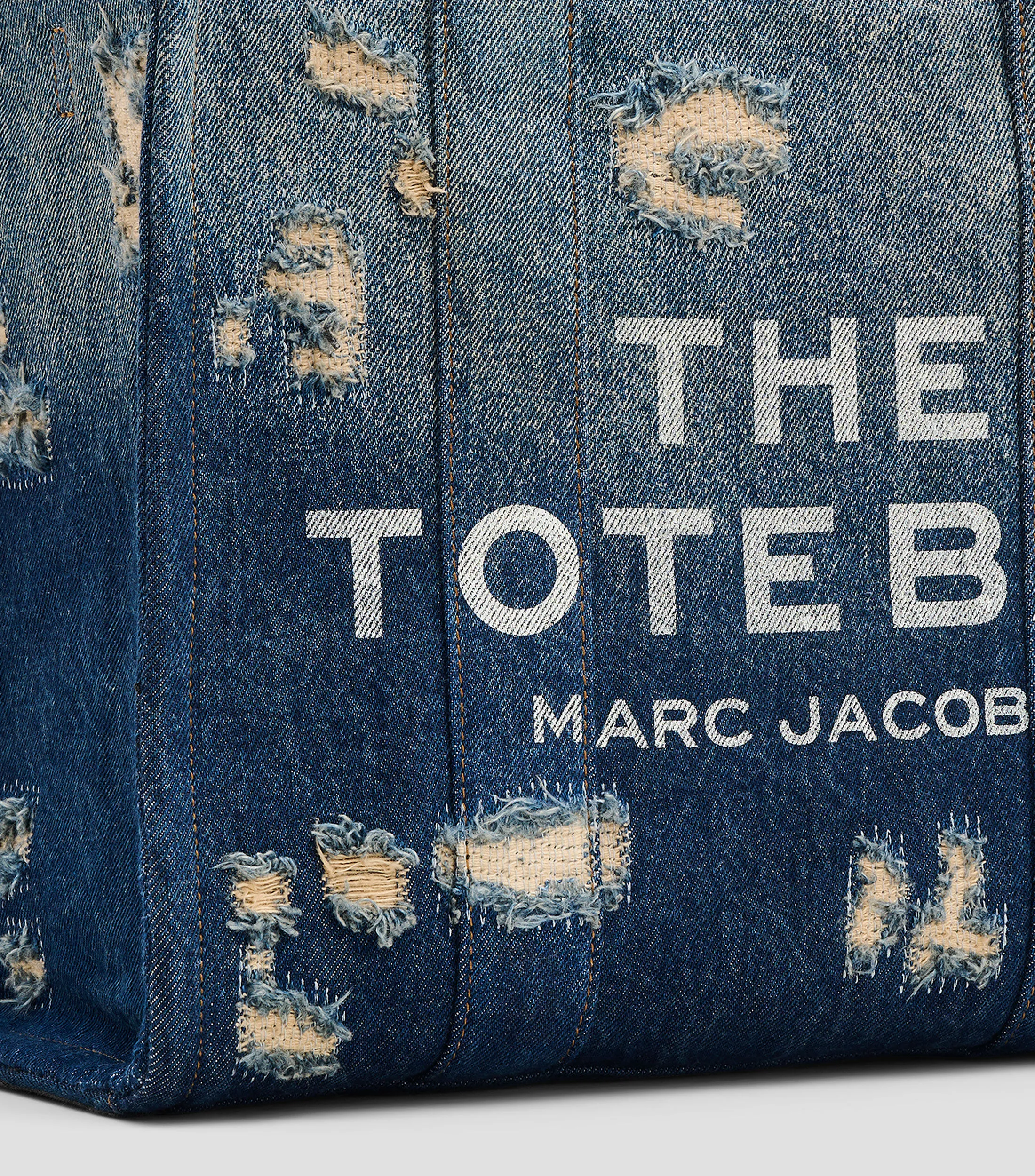 Marc Jacobs Bolso tote mediano en mezclilla The Rip and Repair Mujer