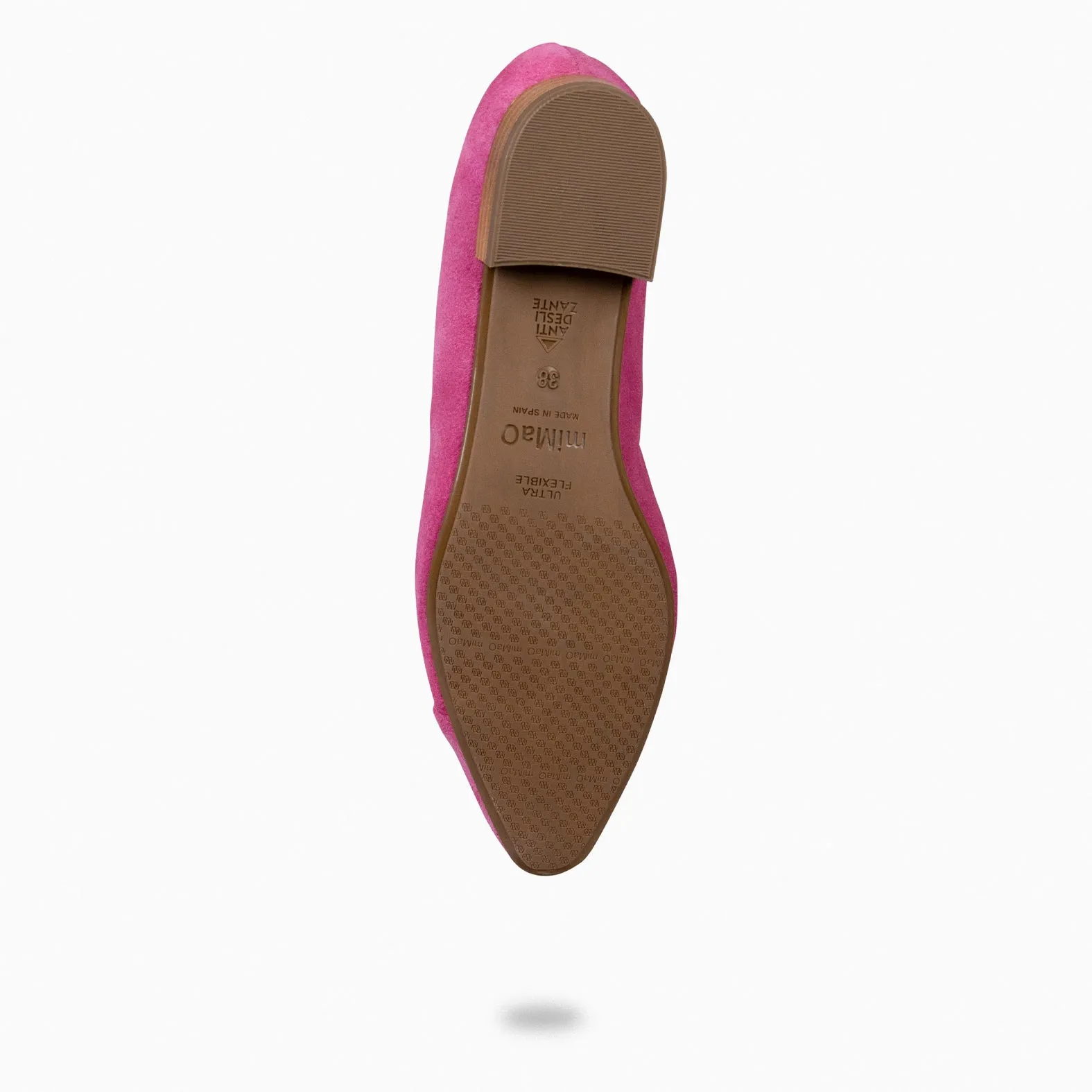MARIE  ZAPATOS DE TACóN BAJO DE PUNTA FINA FUCSIA