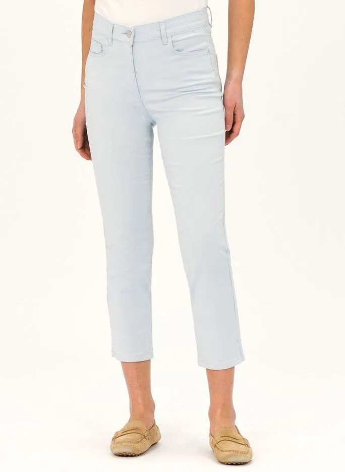 MASONB  PANTALóN CAPRI DE MEZCLA DE ALGODóN EN AZUL