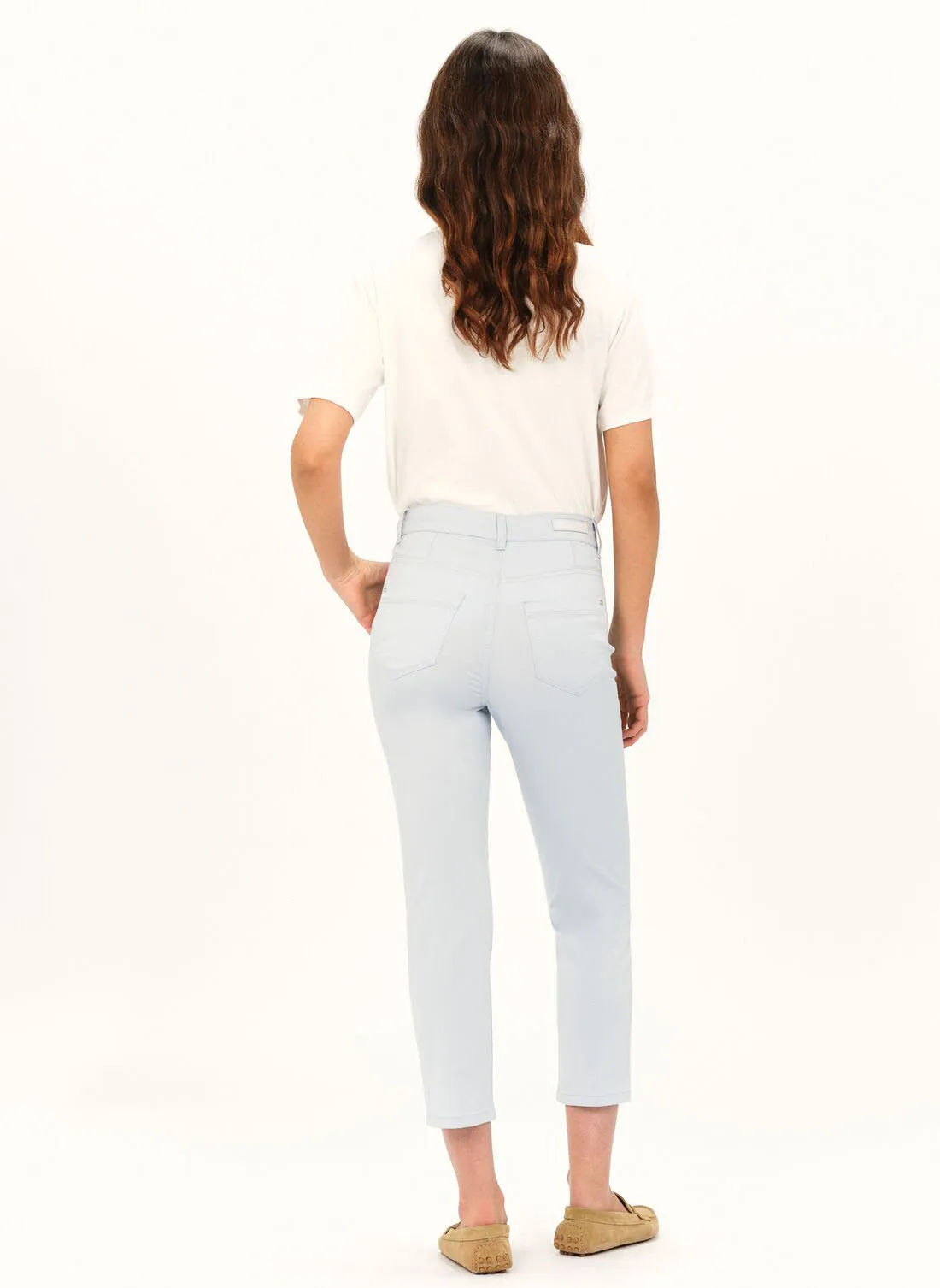 MASONB  PANTALóN CAPRI DE MEZCLA DE ALGODóN EN AZUL