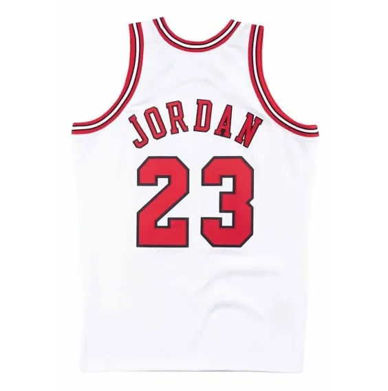 MICHAEL JORDAN CHICAGO BULLS 9596 WHITE AUTHENTIC
