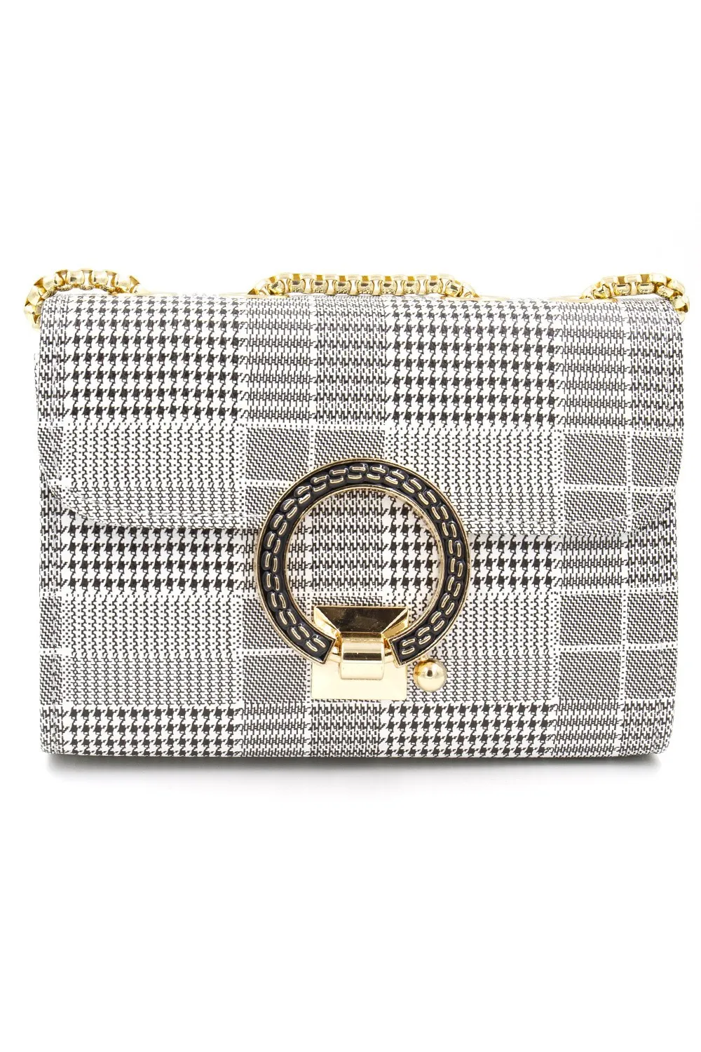 Mini bolso de lona Gris