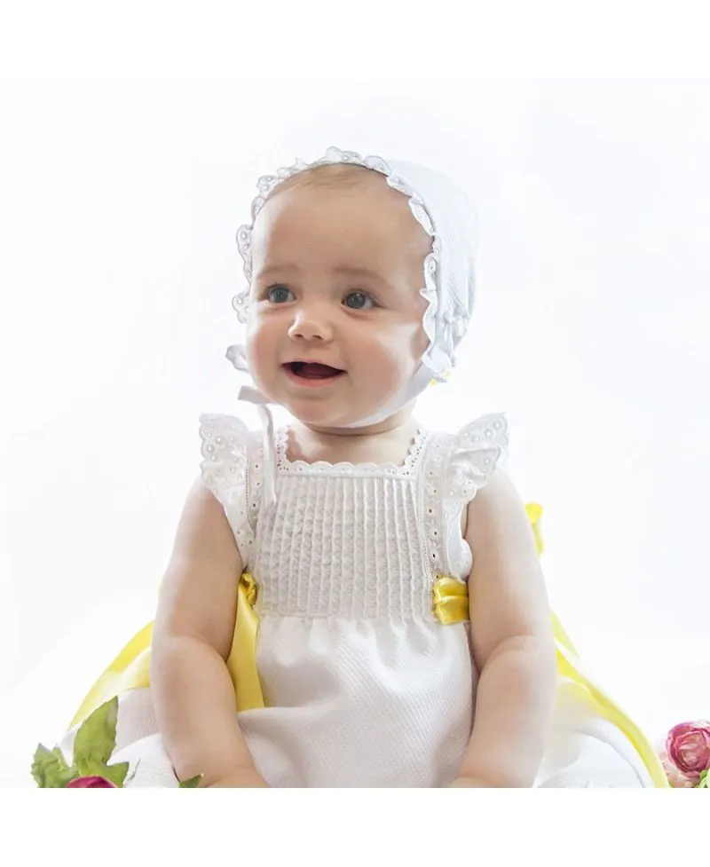 Mini Vestido Piqué Ro Infantil Lazos Colores