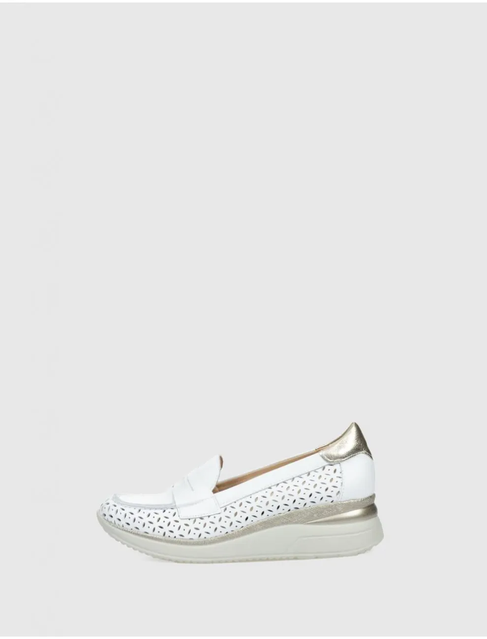 MocasÍn Pitillos 5661 Blanco