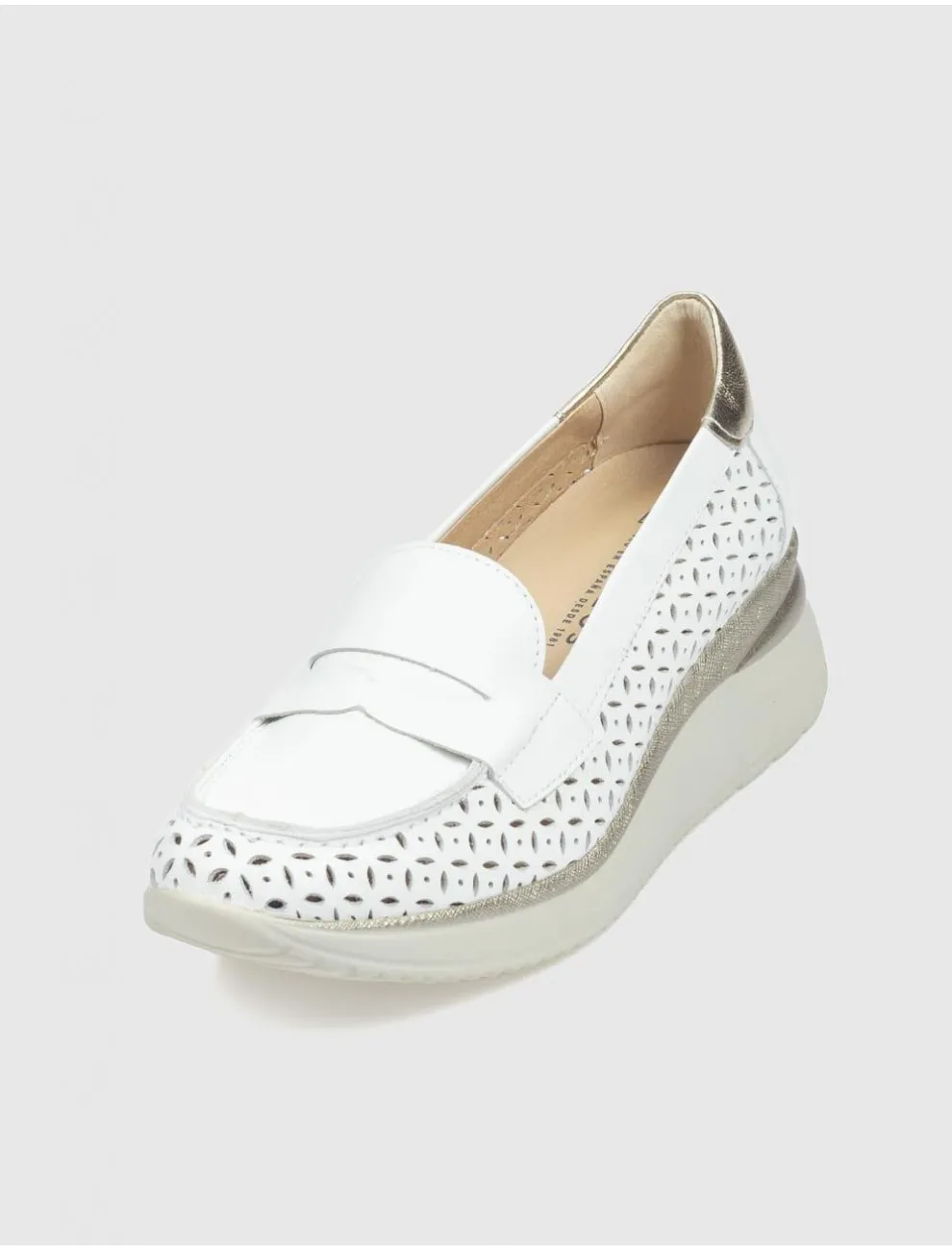 MocasÍn Pitillos 5661 Blanco