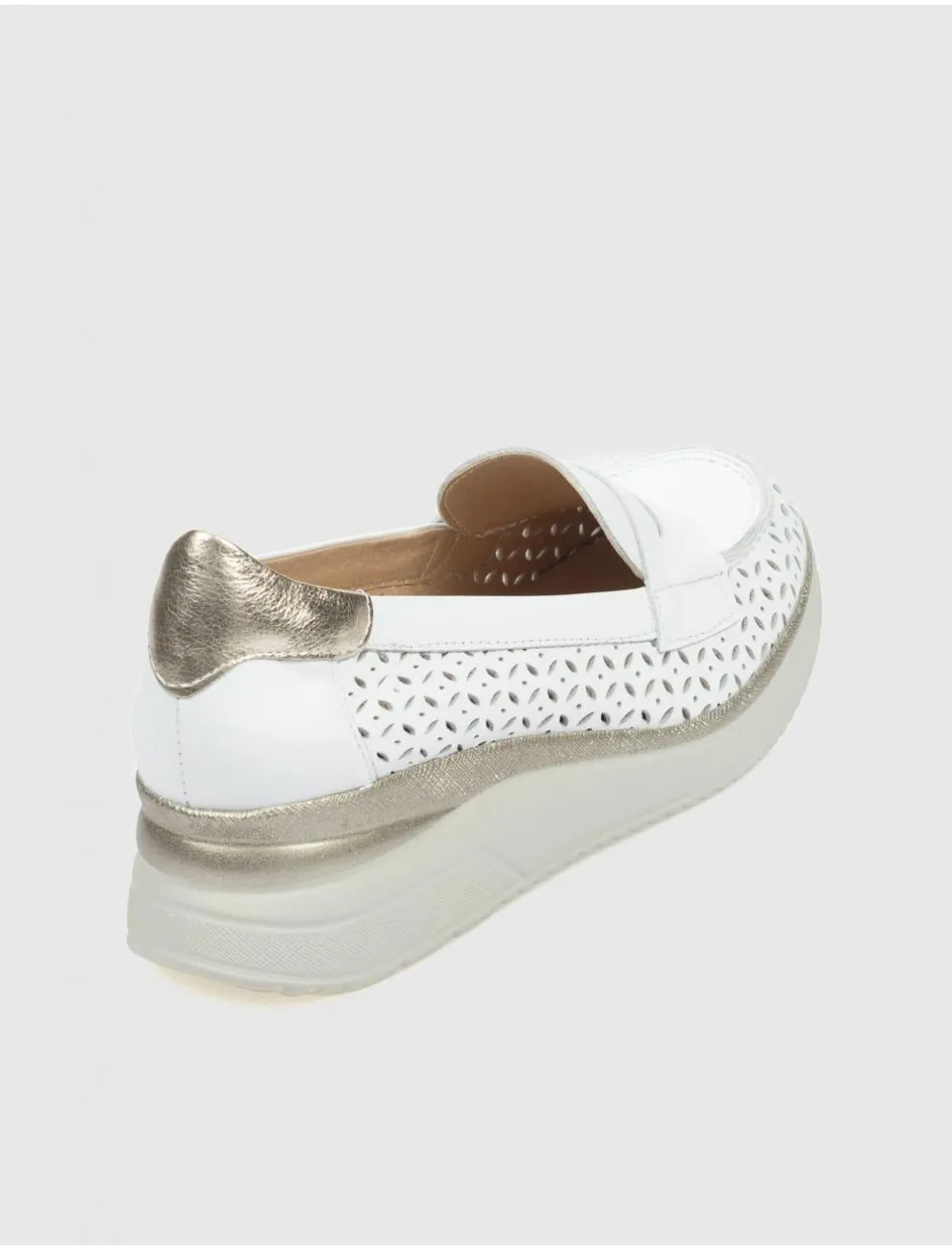MocasÍn Pitillos 5661 Blanco