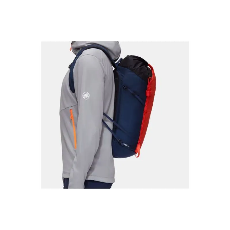 MOCHILA ALPINA MAMMUT TRION 18L (ROJOMARINO CALIENTE)