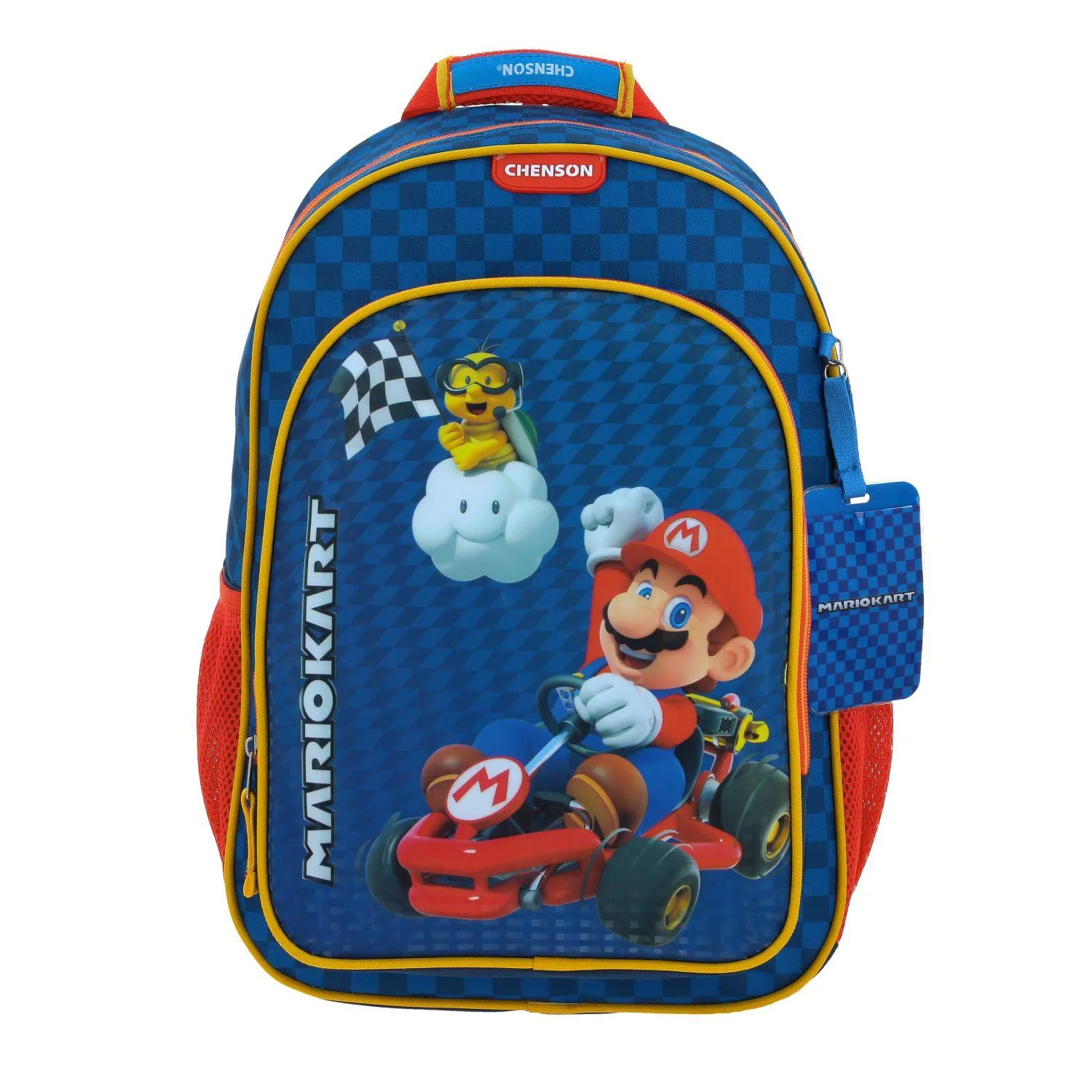 Mochila Azul Mario Bros Para Nio Chenson Gokar