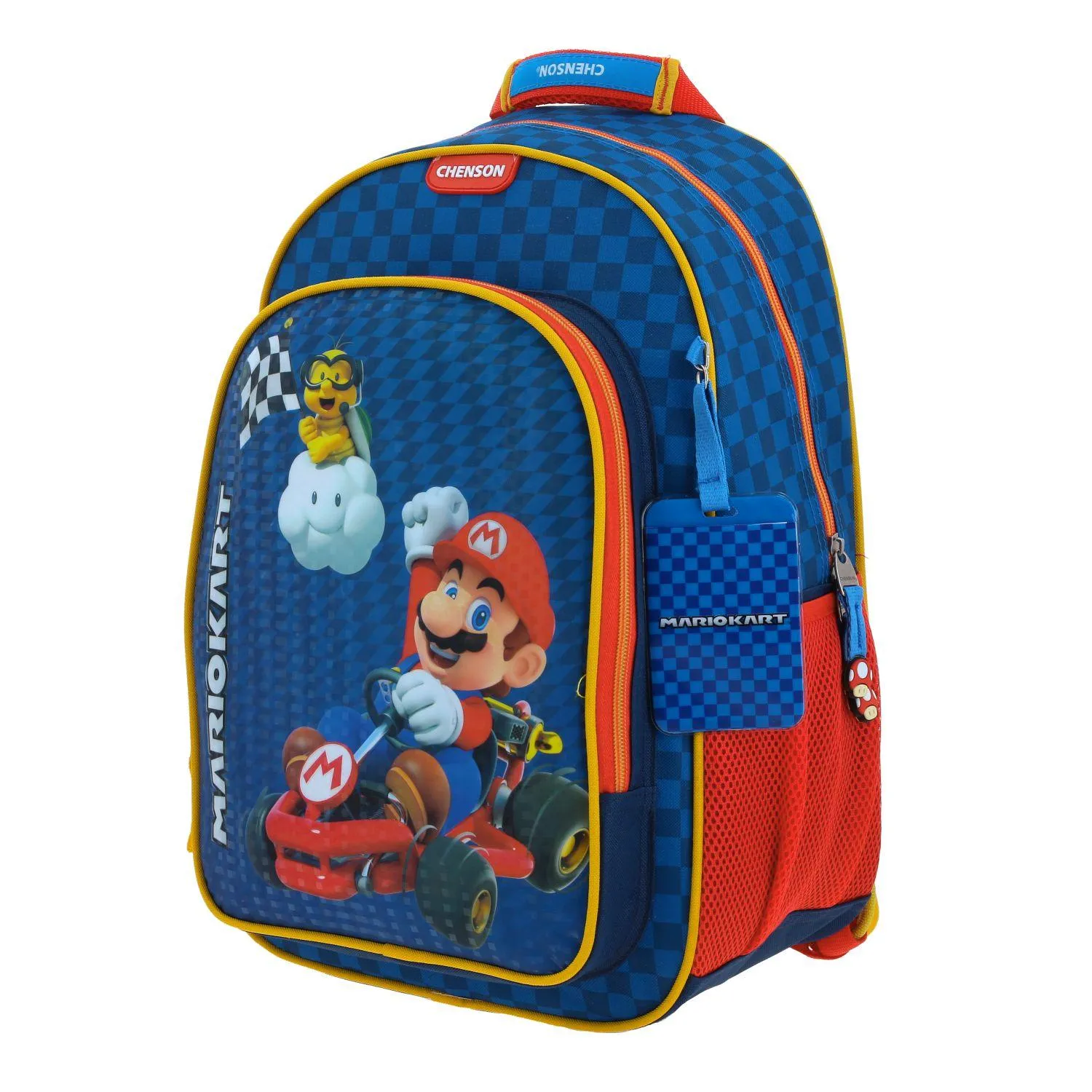 Mochila Azul Mario Bros Para Nio Chenson Gokar