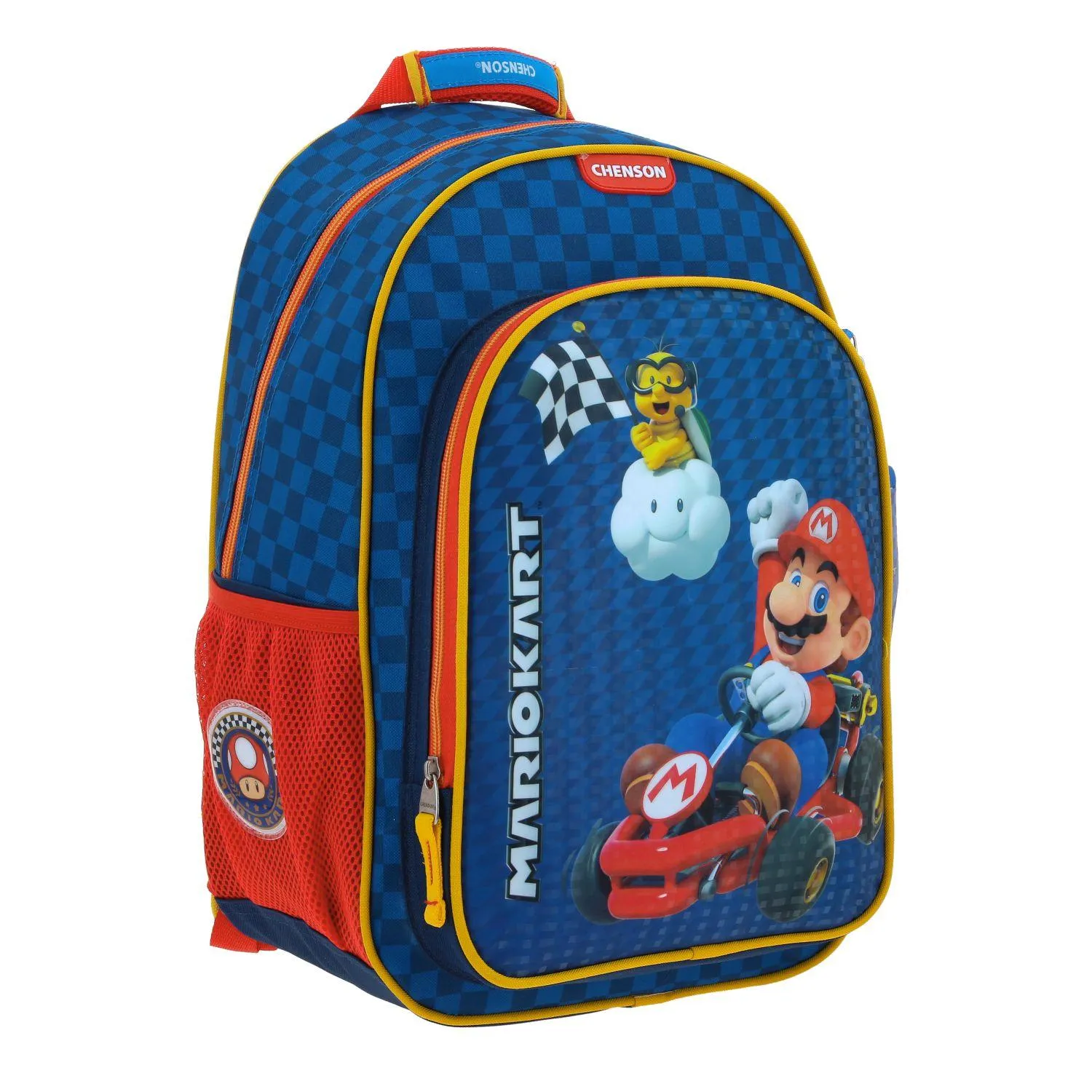 Mochila Azul Mario Bros Para Nio Chenson Gokar