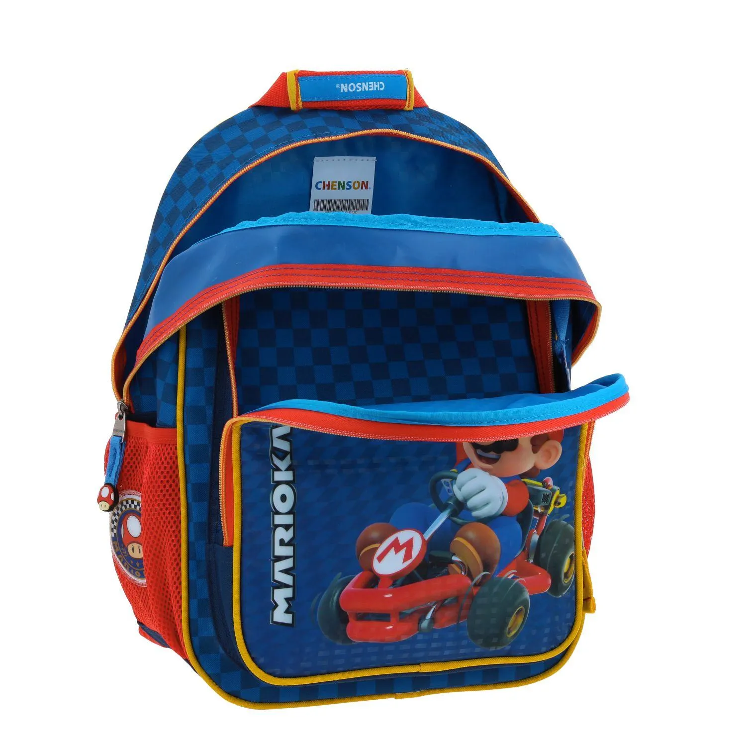 Mochila Azul Mario Bros Para Nio Chenson Gokar