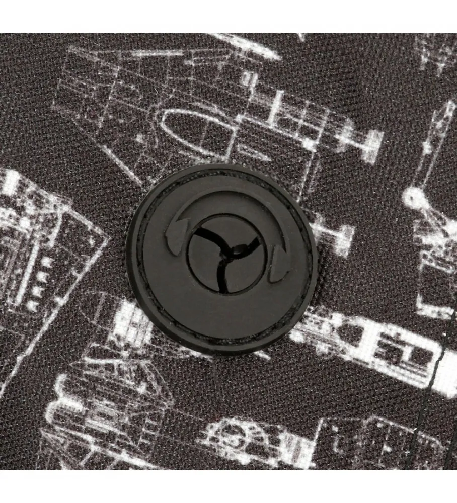 Mochila Escolar Star Wars Space Mission 44cm con portaordenador negro