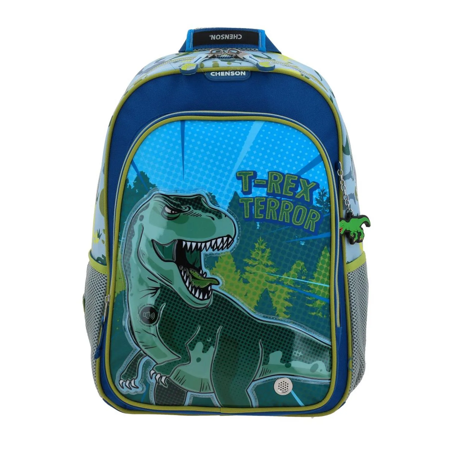 Mochila Grande Azul Con Porta Tablet Para Nio Chenson Trerror