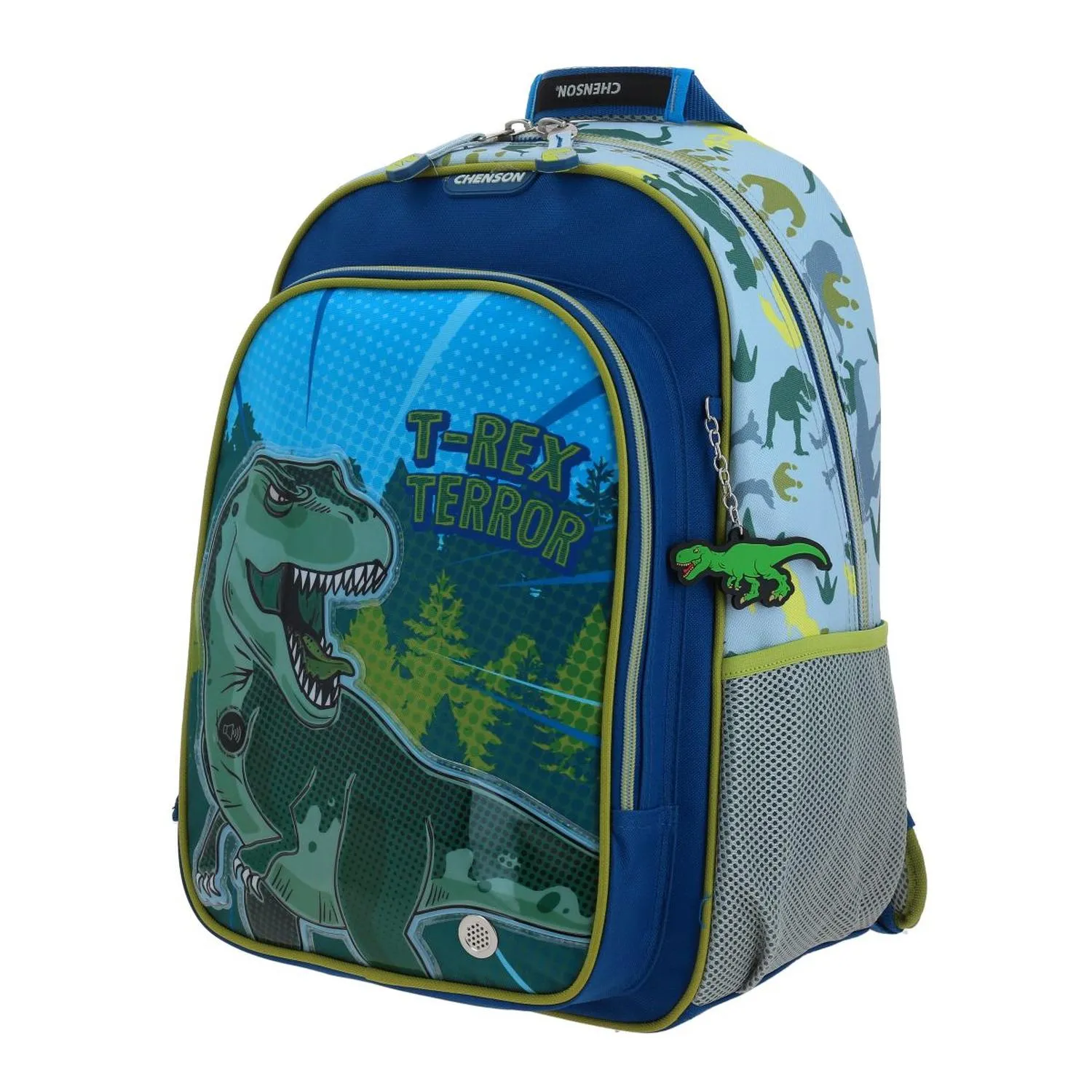 Mochila Grande Azul Con Porta Tablet Para Nio Chenson Trerror