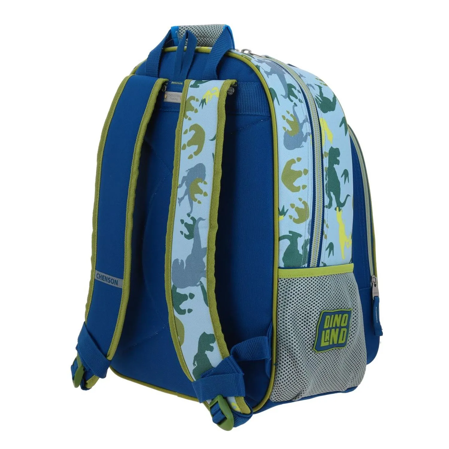 Mochila Grande Azul Con Porta Tablet Para Nio Chenson Trerror