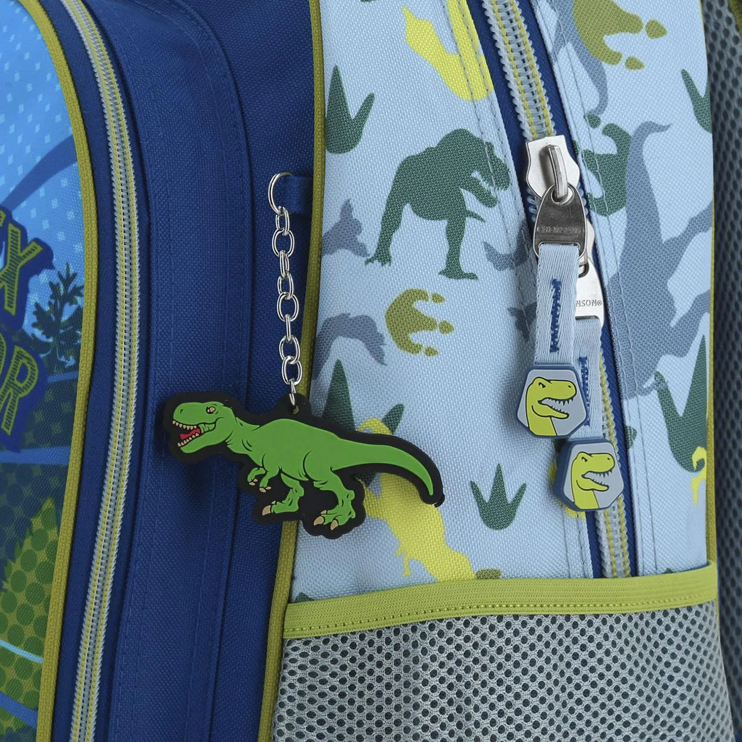 Mochila Grande Azul Con Porta Tablet Para Nio Chenson Trerror