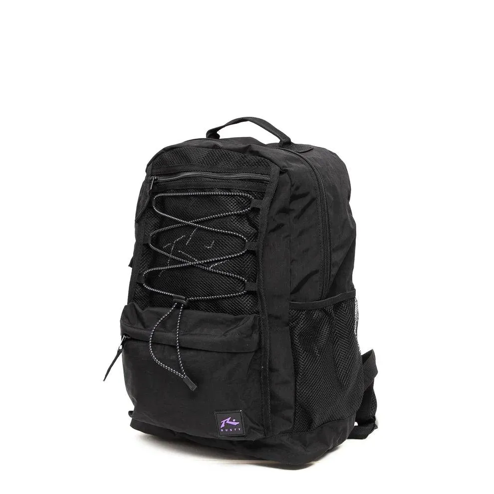Mochila Rusty Off Road Negro Violeta
