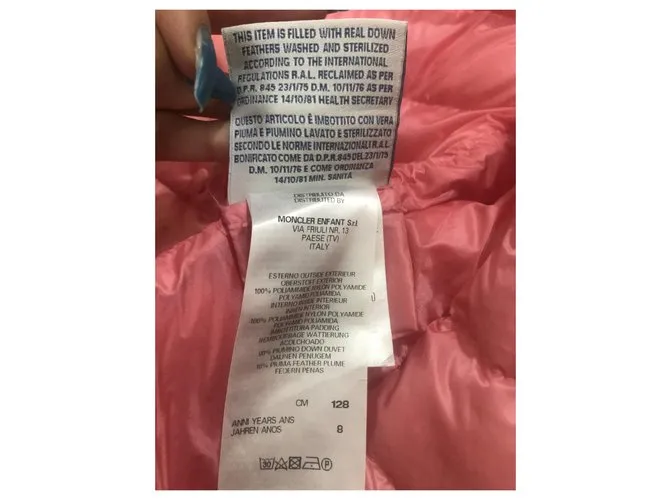 Moncler Abrigos de niña abrigos Rosa 