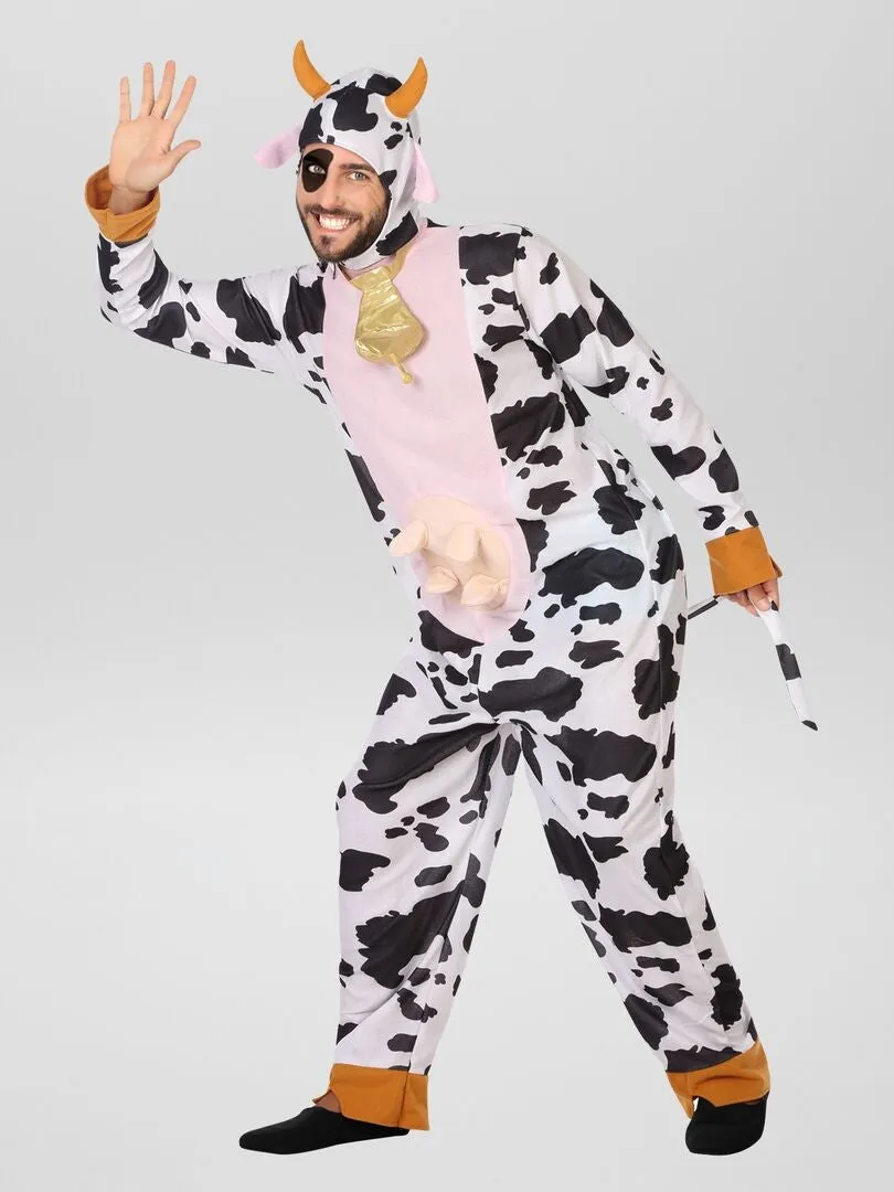 MONO DE DISFRAZ DE 'VACA'  NEGRO