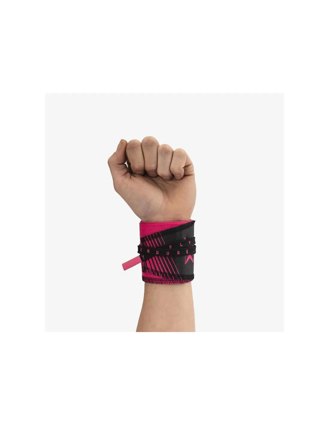 Muñequeras Piscil de tela ajustable Rosa