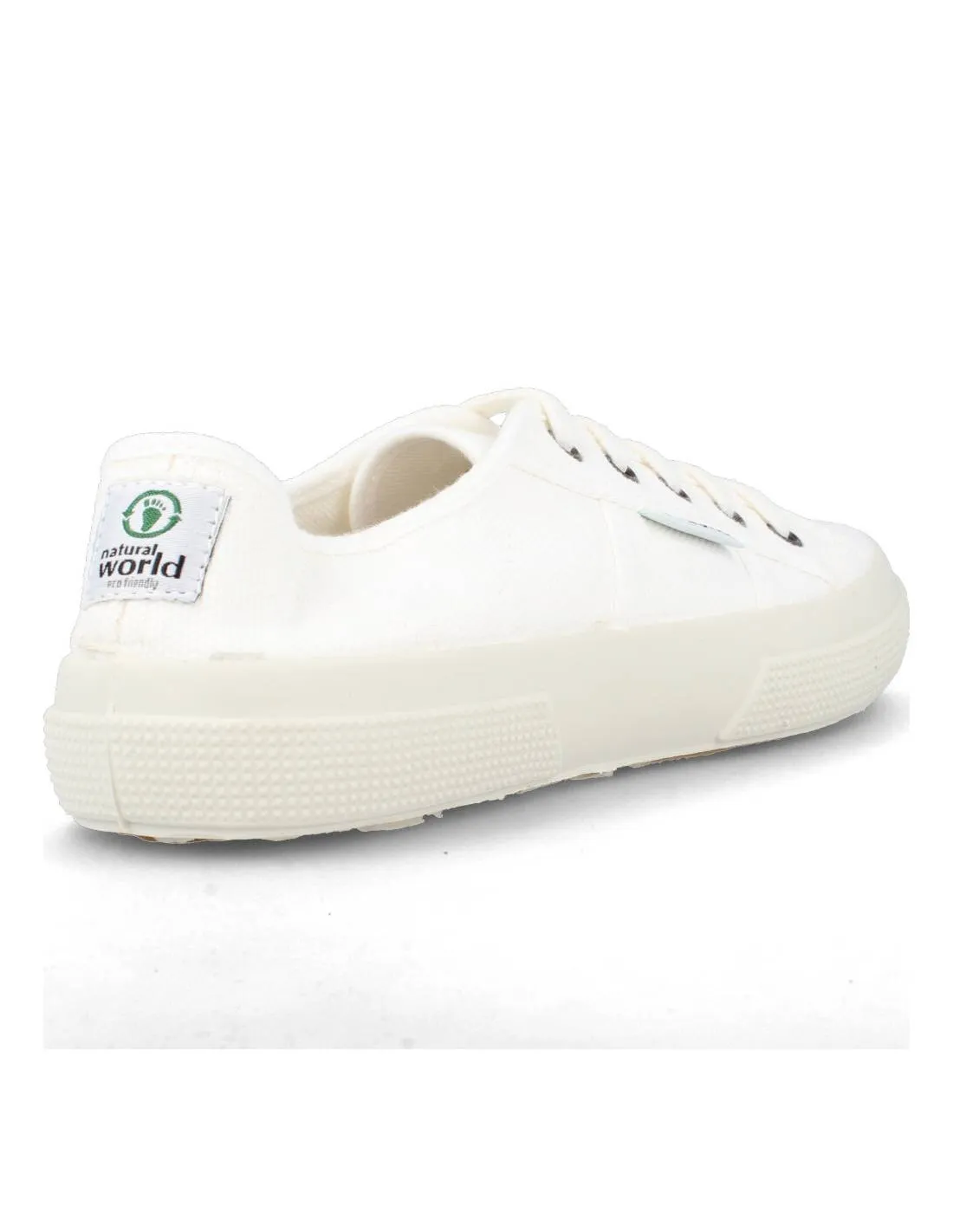 NATURAL WORLD  ZAPATILLA BASQUET LONA BLANCO