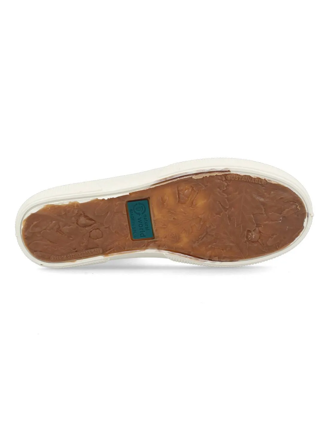 NATURAL WORLD  ZAPATILLA BASQUET LONA BLANCO