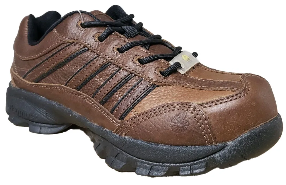 NAUTILUS Zapato de trabajo, Oxford, antideslizante, SD, con puntera blanda, marrÝn, para mujer, Nautilus N4671