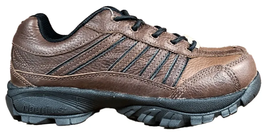 NAUTILUS Zapato de trabajo, Oxford, antideslizante, SD, con puntera blanda, marrÝn, para mujer, Nautilus N4671