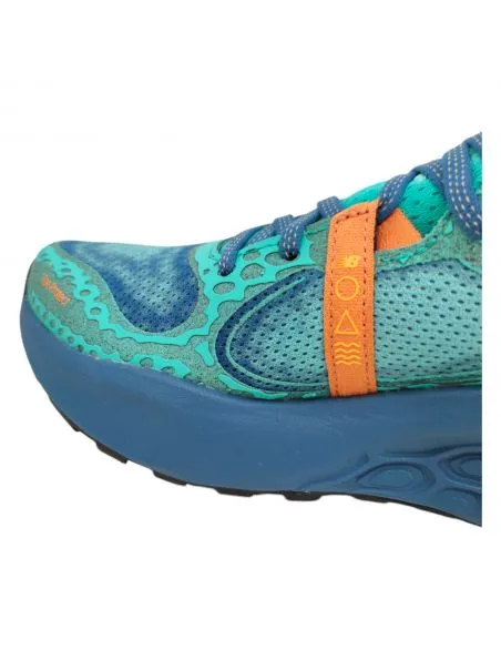 NEW BALANCE Zapatillas Fresh Foam X Hierro V8 Mujer Dark Juniper/Orange/Blue