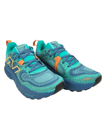 NEW BALANCE Zapatillas Fresh Foam X Hierro V8 Mujer Dark Juniper/Orange/Blue