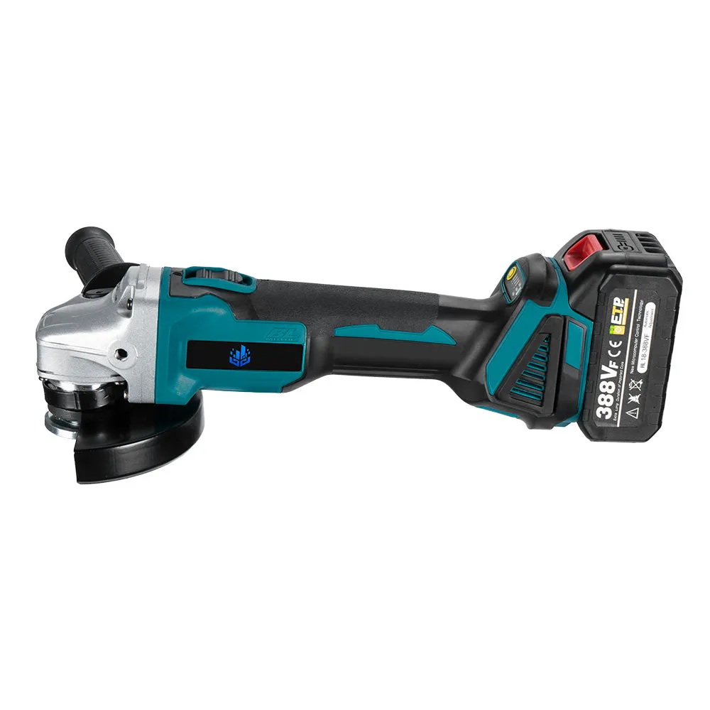 NewBeny 125mm Brushless Cordless Angle Grinder 4 Gears For Makita 18V Battery