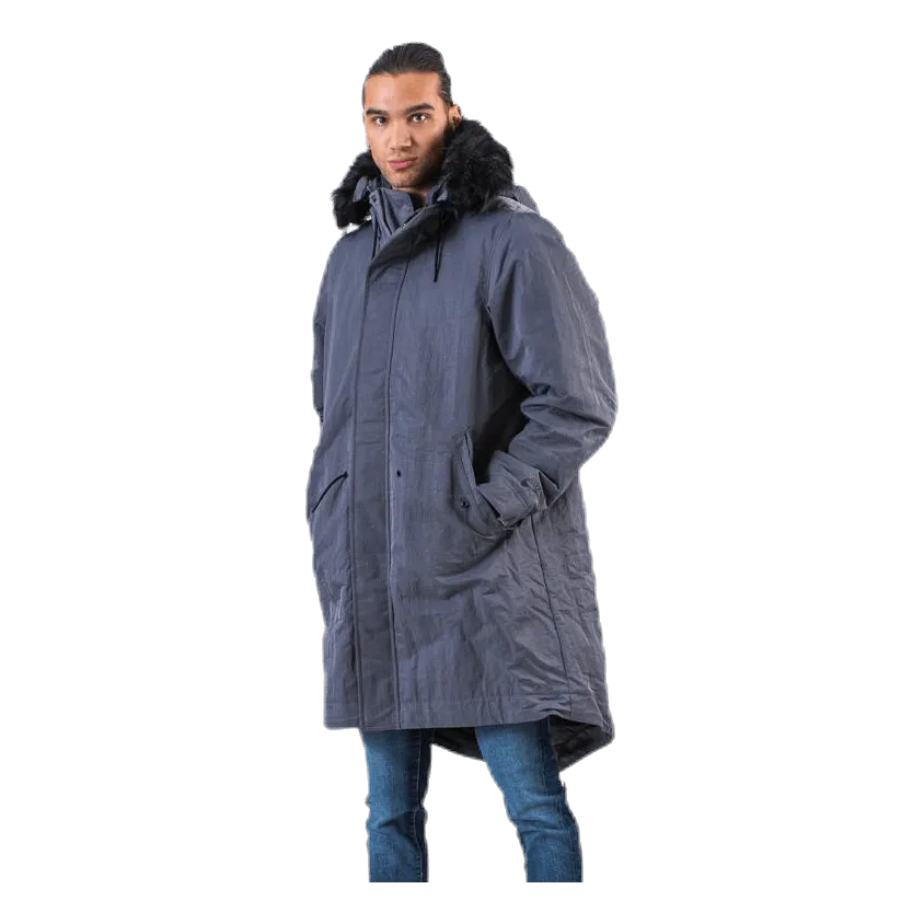 Nike Down Fill Hood Parka Grey