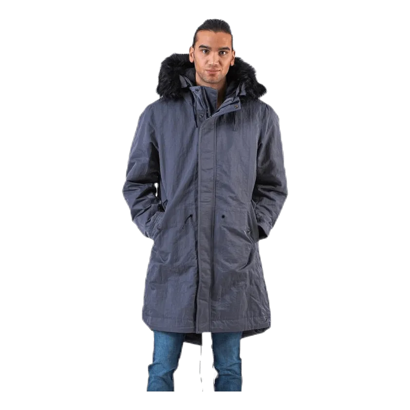 Nike Down Fill Hood Parka Grey