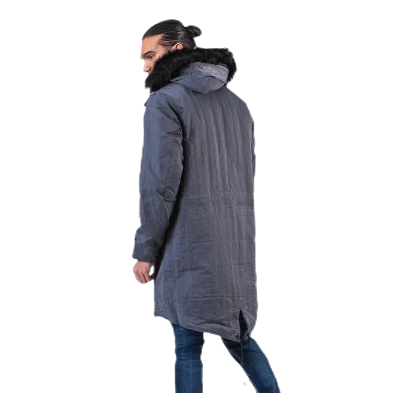Nike Down Fill Hood Parka Grey