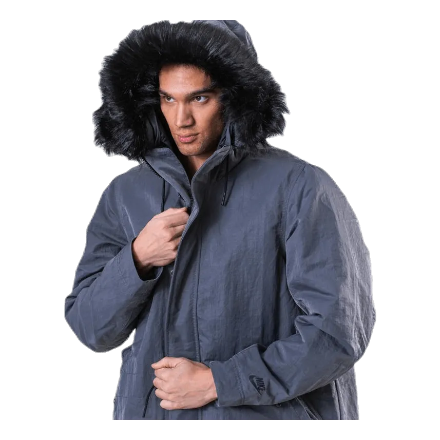 Nike Down Fill Hood Parka Grey
