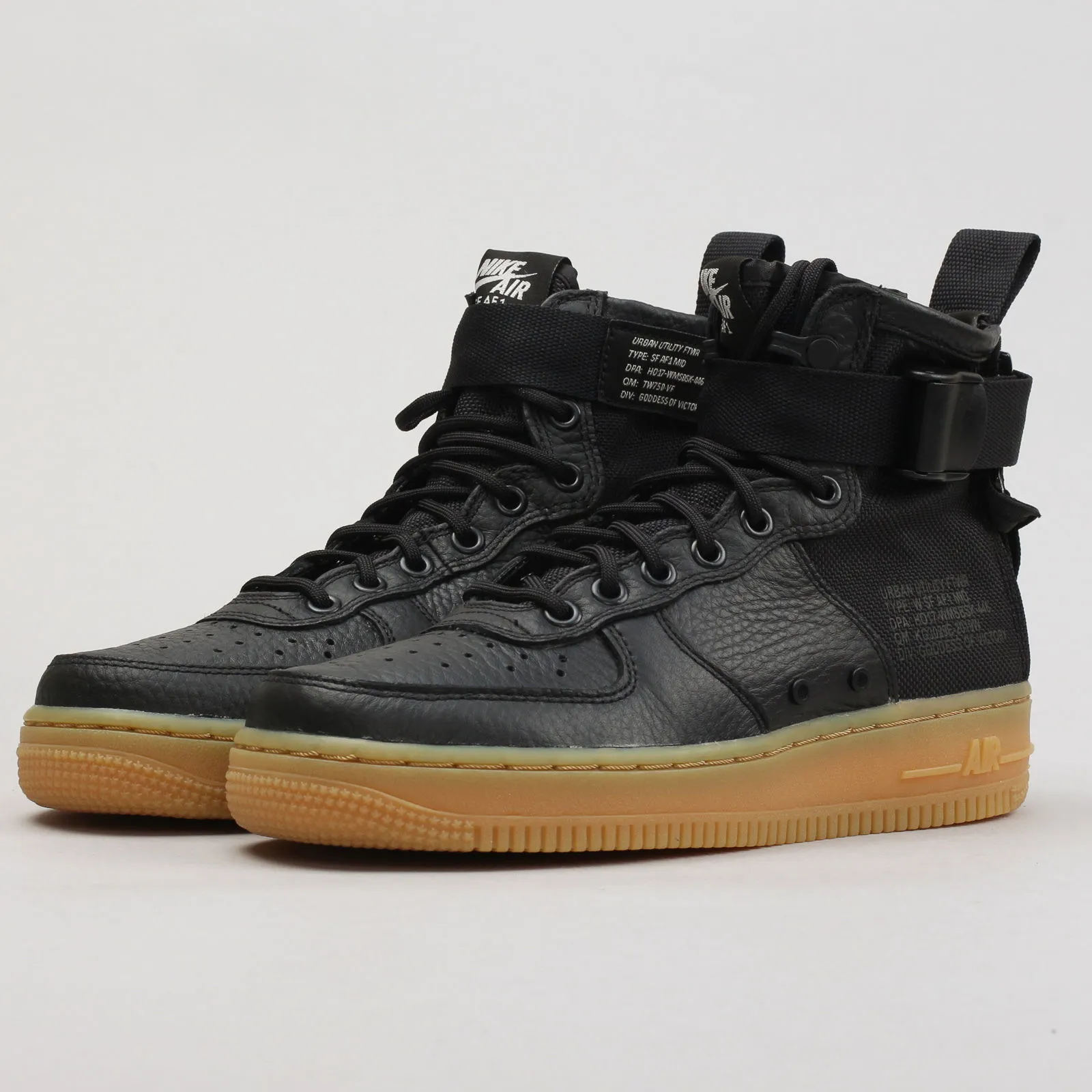 Nike SF Air Force 1 Mid ''Black Gum'' W