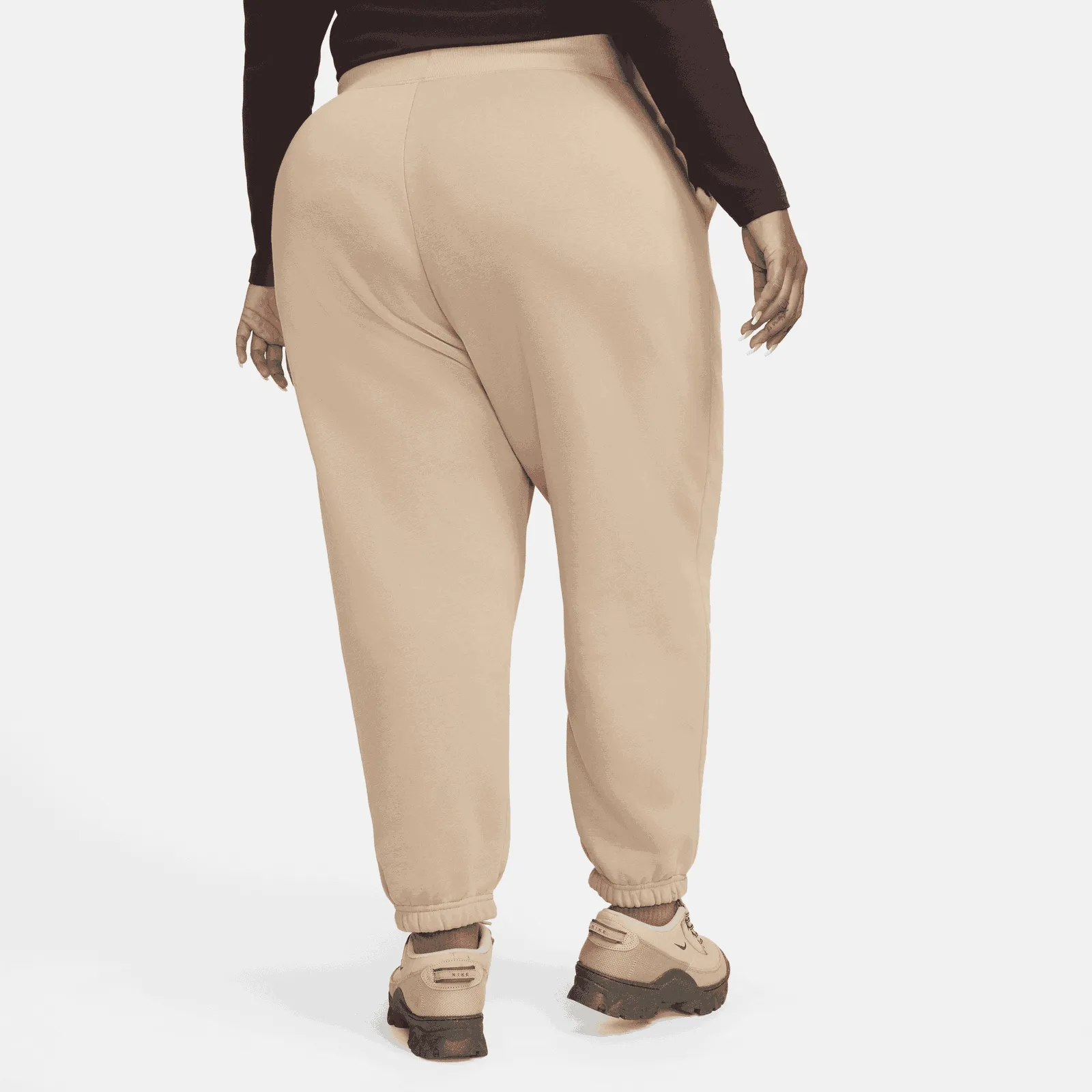 NIKE SPORTSWEAR PHOENIX FLEECE HIGHWAISTED OVERSIZED TRACKSUIT BOTTOMS (PLUS SIZE)