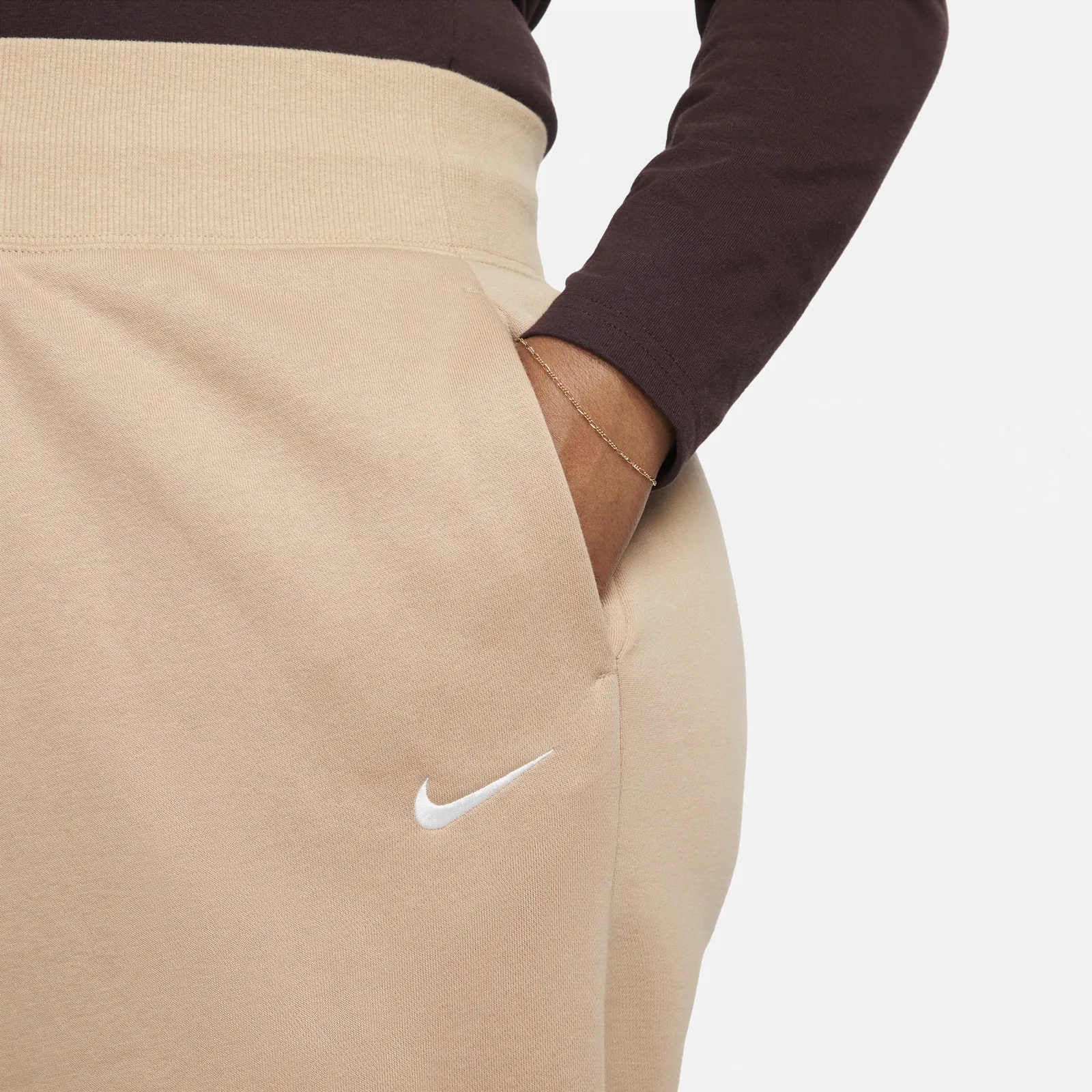 NIKE SPORTSWEAR PHOENIX FLEECE HIGHWAISTED OVERSIZED TRACKSUIT BOTTOMS (PLUS SIZE)