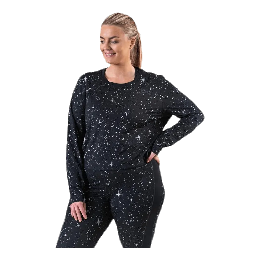 Nike Starry Night MTLC Top Plus Black/Grey