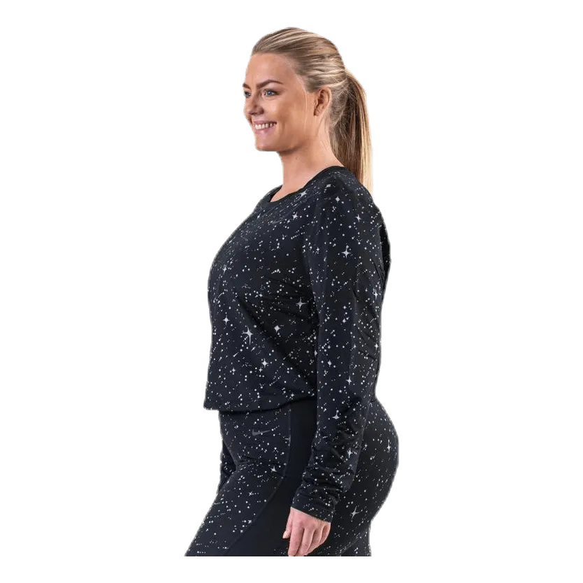 Nike Starry Night MTLC Top Plus Black/Grey