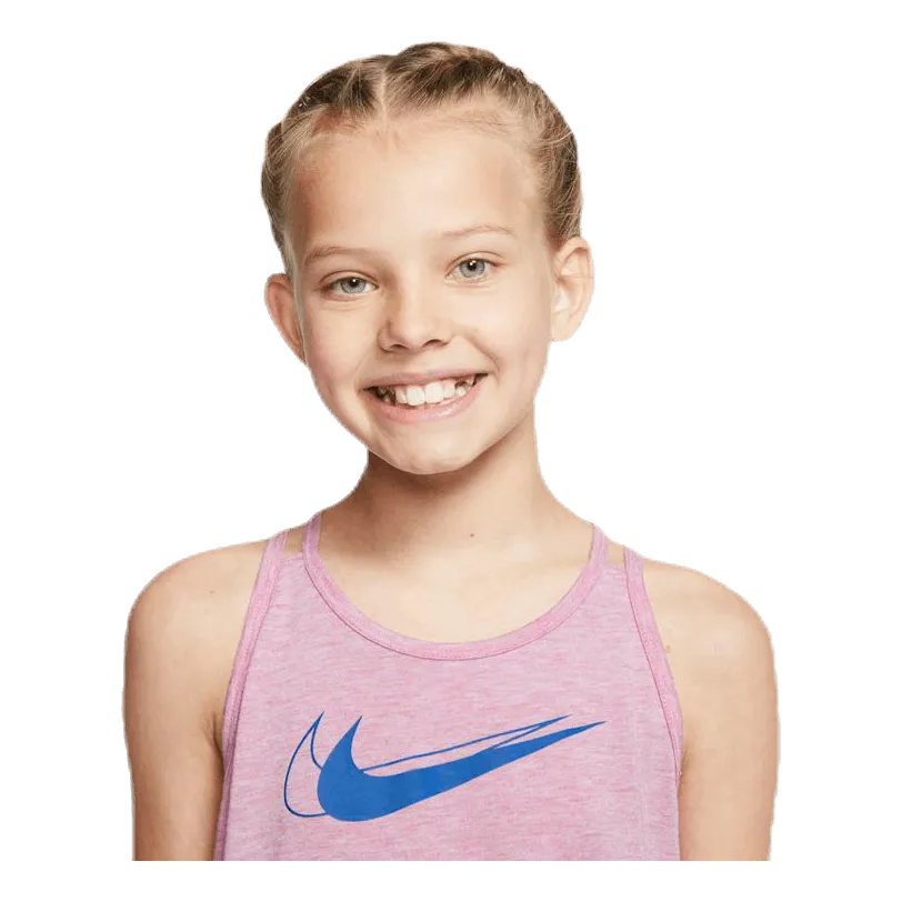 Nike Trophy Tank GFX Junior Pink/Grey