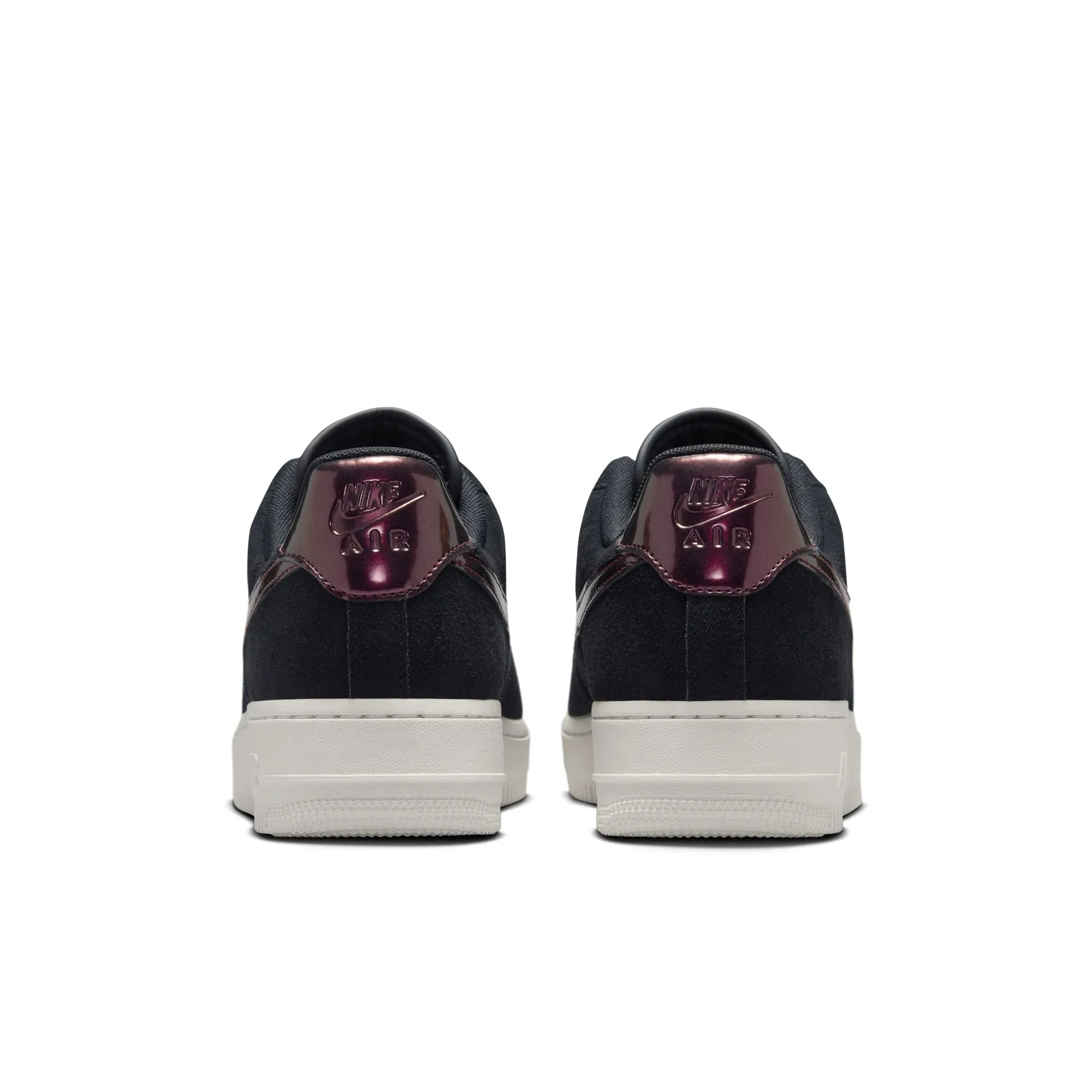 NIKE WOMEN AIR FORCE 1 '07 SE BLACK/BLACKSUMMIT WHITENIGHT MAROON