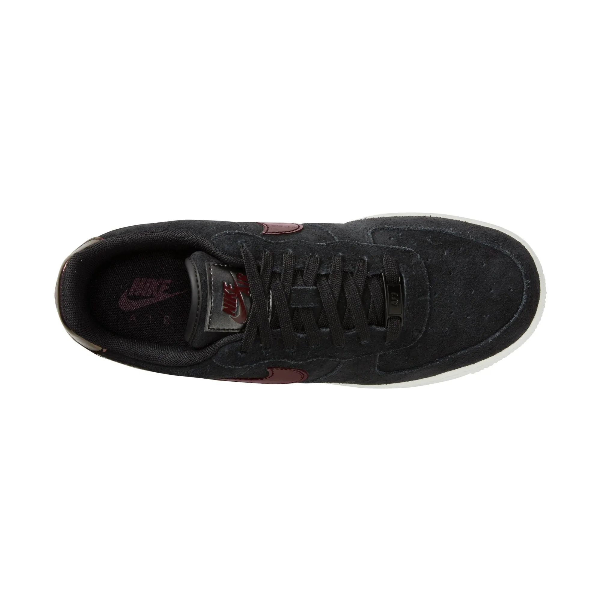NIKE WOMEN AIR FORCE 1 '07 SE BLACK/BLACKSUMMIT WHITENIGHT MAROON