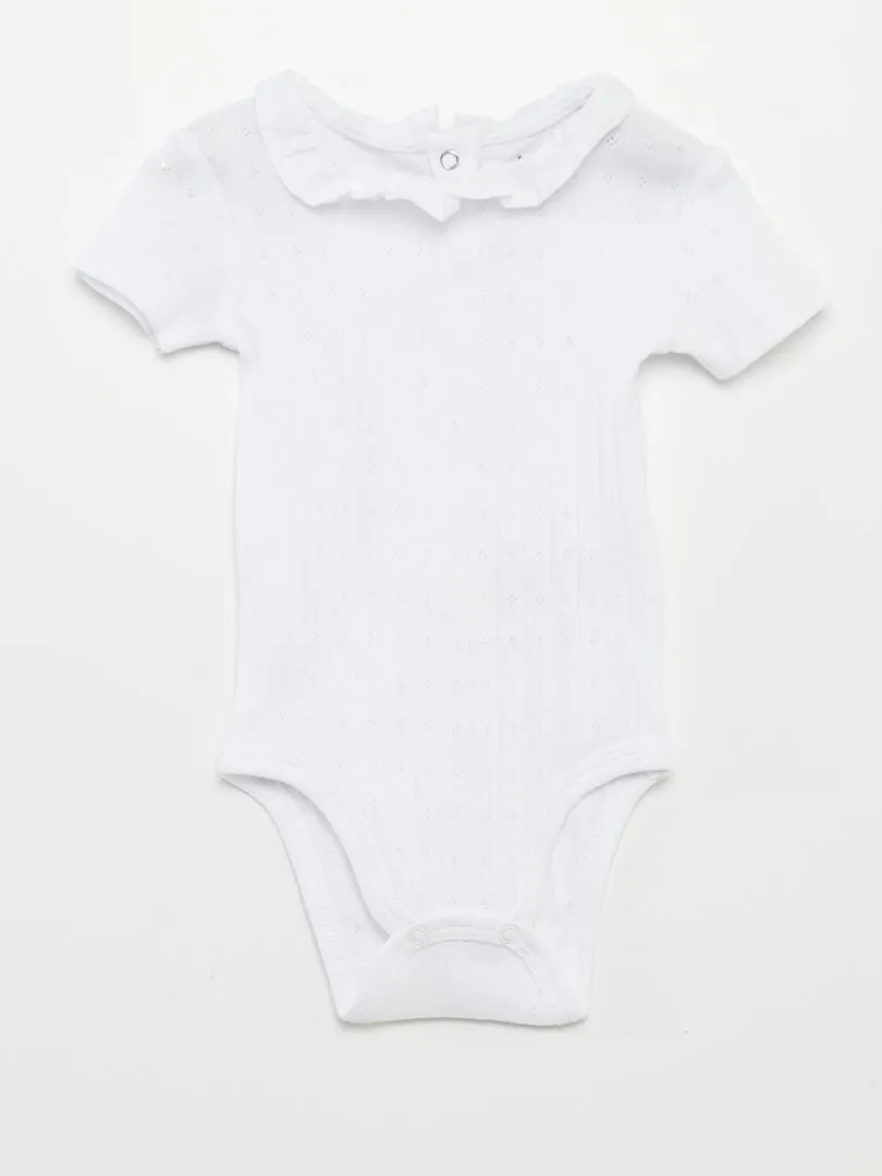 PACK DE 2 BODIES DE PUNTO  BLANCO
