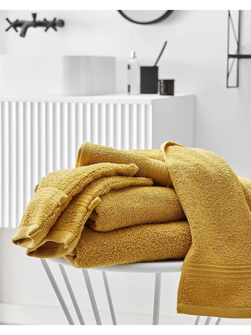 PACK DE 2 MANOPLAS DE BAñO  BEIGE