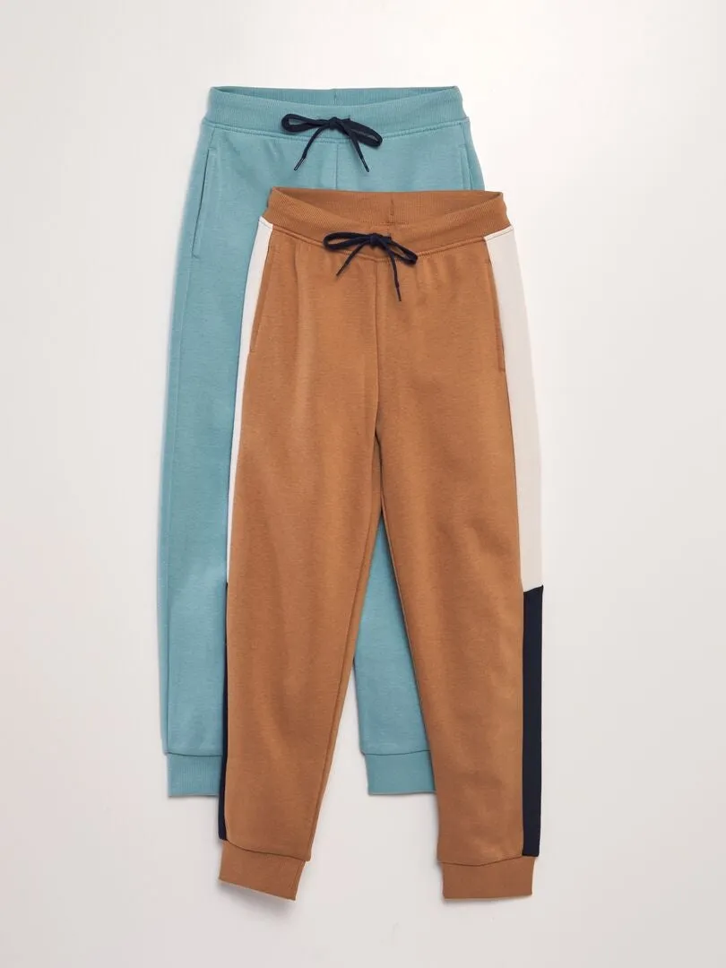 PACK DE 2 PANTALONES DE CHáNDAL  AZUL